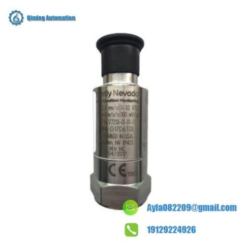 Bently Nevada 177230-00-01-05 Seismic Transmitter, for Industrial Control Systems