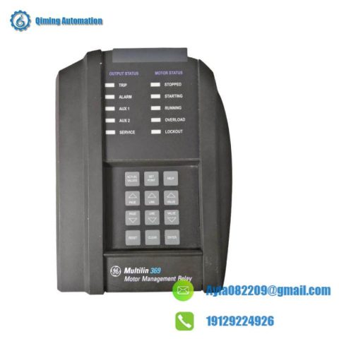 GE 369-HI-R-M-0-0: Advanced Motor Management Digital Relay