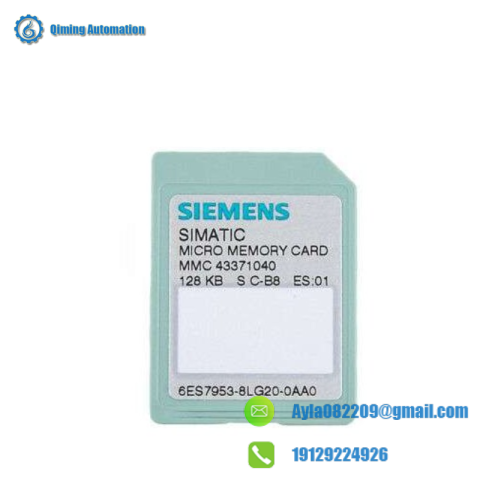SIEMENS 6ES7953-8LG20-0AA0 Micro Memory Card for Industrial Control Systems