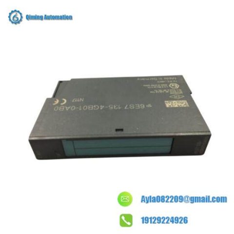 Siemens 6ES7 135-4GB01-0AB0 Analog Output Module: High-Precision Control for Industrial Automation