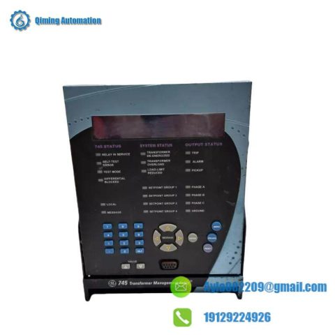 GE 745-W2-P5-G5-HI-A-L-R-E-H Transformer Management Relay: Advanced Protection for Your Power Systems