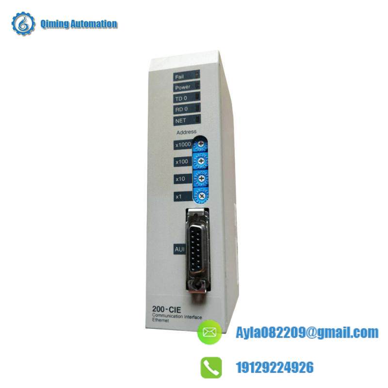 abb_200-cie_communication_interface_ethernet.jpg ABB 200-CIE Ethernet Communication Interface, High-Speed Data Transfer Solutions