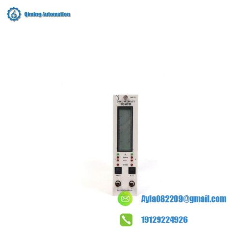 Bently Nevada 3300/55 Dual Velocity Monitor: Industrial PLC Module for Machinery Vibration Monitoring