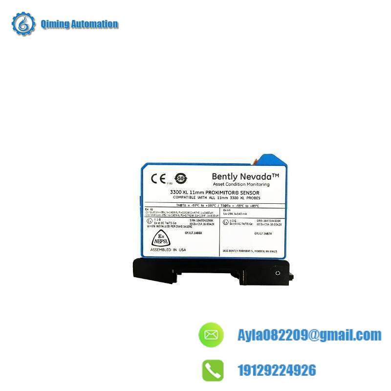 Bentley Nevada 330780-X1-CN, Precision Proximity Sensor, 11mm, 3300 XL Series