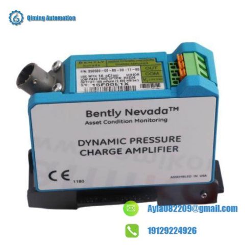 Bently Nevada 350500-00-00-00-11-00 Dynamic Pressure Charge Amplifier; Bently-Nevada