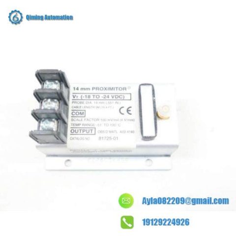 Bently Nevada 81724-00-08-10-02 New: Industrial Automation Solutions