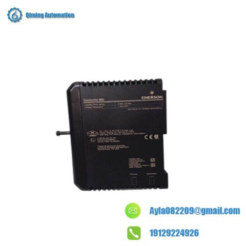 EMERSON KJ2005X1-MQ1, 12P6381X022 MQ Controller - Precision Automation at Its Core