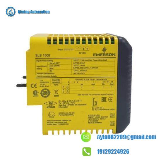 emerson_kj2201x1-ba1_12p3162x212_sls1508_logic_solver_1.jpg EMERSON KJ2201X1-BA1 SLS1508 Logic Solver - Advanced Control Module