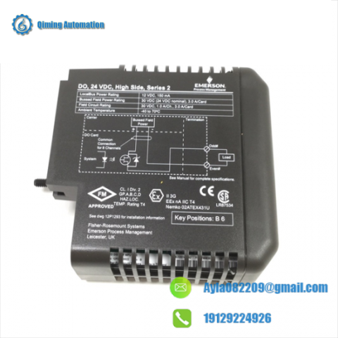 EMERSON KJ3241X1-EA1: Industrial Automation Interface Module, for Reliable Control Solutions