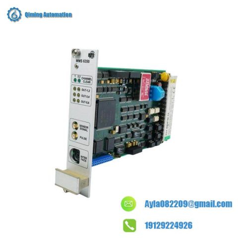Emerson MMS6350 Digital Overspeed Protection System - High-Performance Module for Industrial Control
