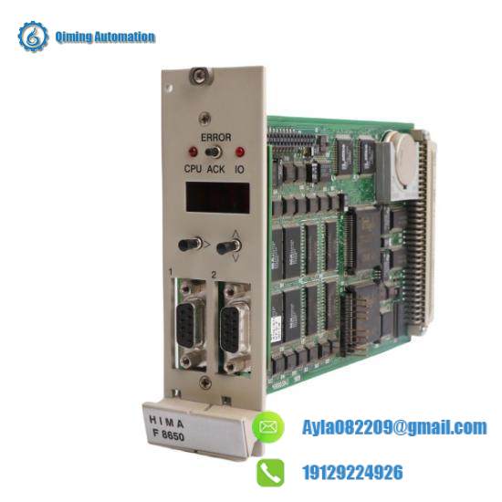 f8650_hima_cpu_controller.jpg HIMA F8650 CPU Controller, High-Performance Industrial Control Module