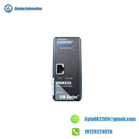 FOXBORO FBM232 Mbps Ethernet Module, Single