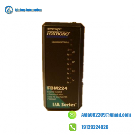 foxboro_p0914xs_fbm237_channel_isolated_output_interface_module.png FOXBORO P0914XS/FBM237: Advanced Channel Isolated Output Interface Module