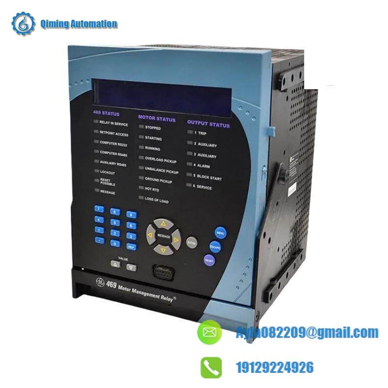 ge_469-p5-hi-a20-e_3.jpg GE 469-P5-HI-A20-E - Motor Management Relay for Medium to Large Motors