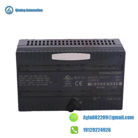 GE FANUC IC200ALG326B - High-Performance Control Module for Industrial Automation