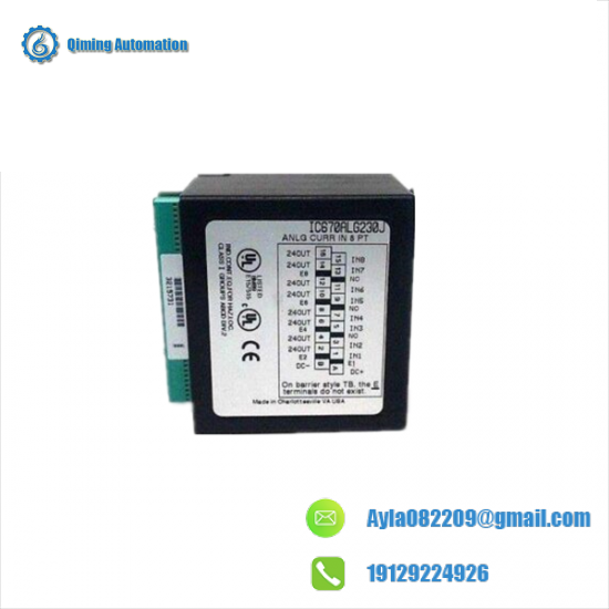 ge_fanuc_ic670alg230_analog_input_module.png GE FANUC IC670ALG230 Analog Input Module - High-Performance, Multi-Channel Analog Data Acquisition