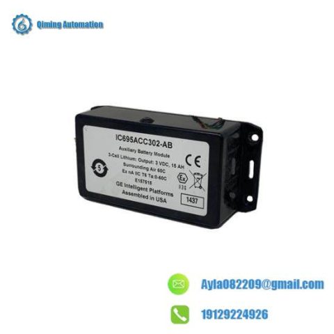 GE FANUC IC695ACC302AB Battery Module: High-Performance Power Supply Solution