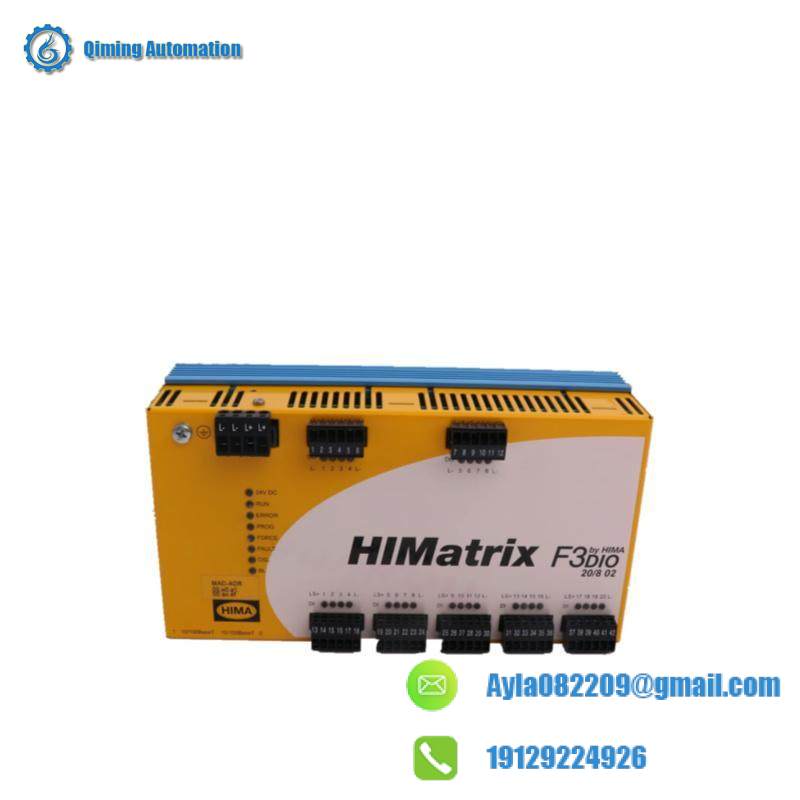 hima_f3dio20_802.jpg HIMA F3DIO20/802: 8-Channel Digital Input Module for Industrial Automation