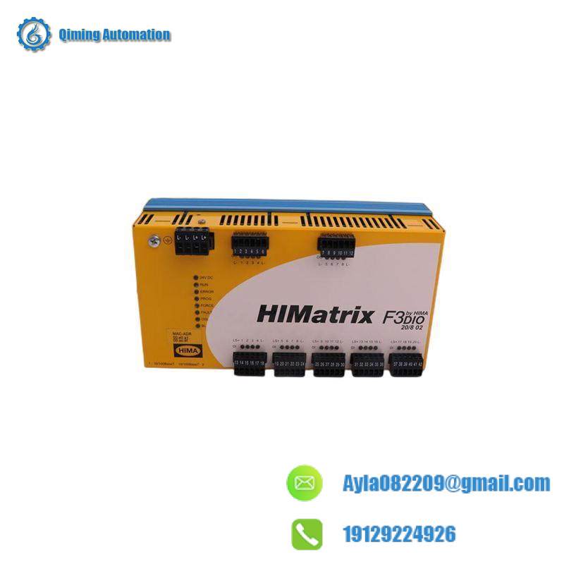 hima_f3dio20_802_1.jpg HIMA F3DIO20/802: 8-Channel Digital Input Module for Industrial Automation
