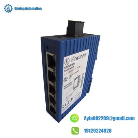 Hirschmann SPIDER 5TX Rail Switch: Unmanaged Industrial Ethernet Switch, 9.6V - 32V DC