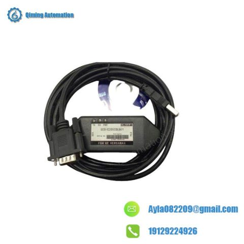 GE IC200CBL001: Industrial Communication Cable for PLC Control Systems