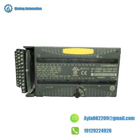 GE IC200MDD842J: High-Performance Mixed 24VDC Output ESCP Input Module