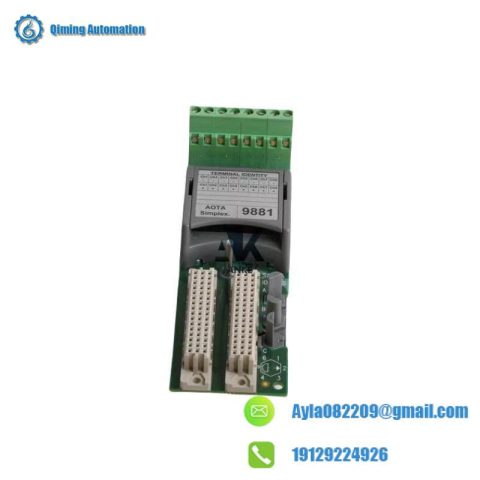 ICS Triplex T9881: High-Precision Analogue Output Module for Industrial Control Systems