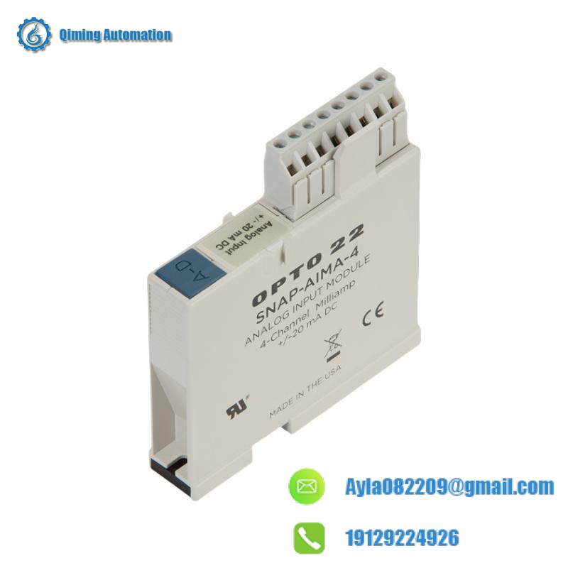 opto22_snap-aima-4_analog_current_input_module.jpg Opto 22 SNAP-AIMA-4: 4-Channel Analog Current Input Module