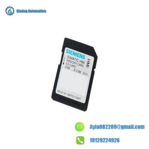 Siemens 6AV2181-8XP00-0AX0 SD Memory Card for Industrial Control, Compact & Reliable