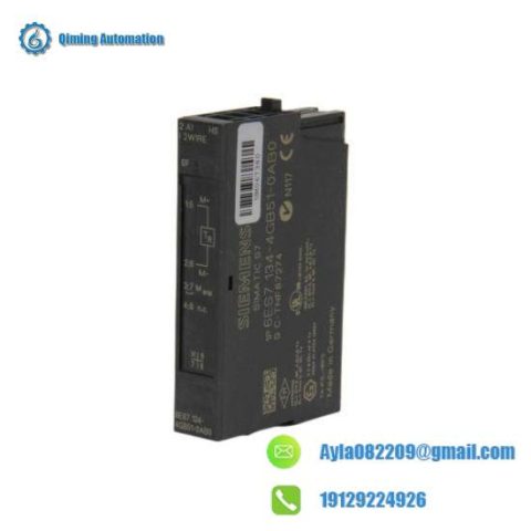 SIEMENS 6ES7134-4FB51-0AB0 Analog Input Module: 2AI High Speed for Precise Industrial Control