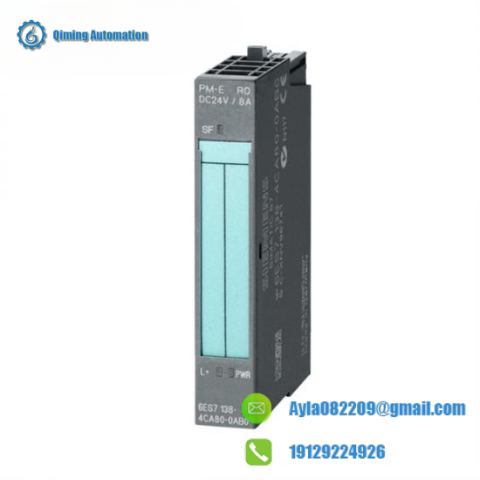 Siemens 6ES7 138-4CA50-0AB0: High-Power Input/Output Module for Industrial Automation