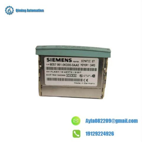 SIEMENS 6ES7951-0KD00-0AA0 Memory Card for Industrial Control Systems