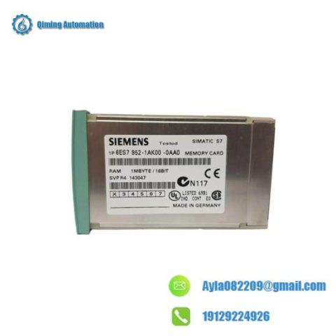 Siemens 6ES7952-1AK00-0AA0 RAM Memory Card for S7-400