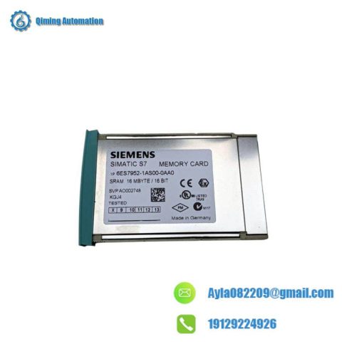 SIEMENS 6ES7952-1AS00-0AA0 Memory RAM Card for Industrial Control