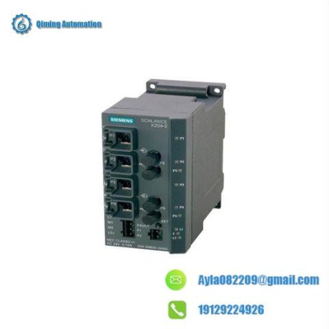 SIEMENS SCALANCE X204-2BB10-2AA3 Managed Industrial Ethernet Switch