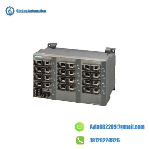 SIEMENS SCALANCE X224 Managed IE Switch, 24x 10/100 Mbit/s RJ45 Ports, Network Management