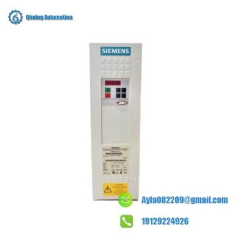 SIEMENS 6SE7021-8EB61 Vector Control Converter, SIMOVERT MASTERDRIVES, IP20, 380-480V AC, 50/60Hz, 17.5 A Nominal Power Rating: 7.5KW