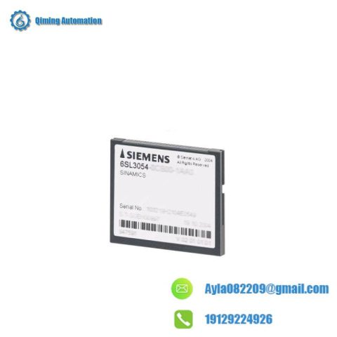 Siemens SINAMICS S120 CompactFlash Card 6SL3054-0AA01-1AA0, High-performance Control Module