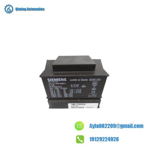 SIEMENS AGG5.220 - Main Transformer for LMV5 System