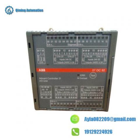 ABB 07DC92 GJR5252200R0101 Digital I/O Module