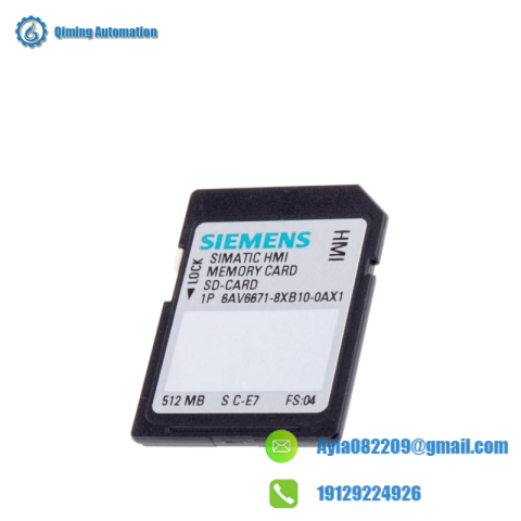 SIEMENS 6AV6671-8XB10-0AX1: SIMATIC SD Memory Card for Industrial Automation