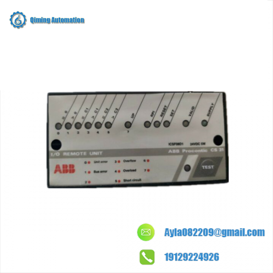 abb_icsf08d1_remote_unit.png ABB 3HAC029501-003 Industrial Control Module