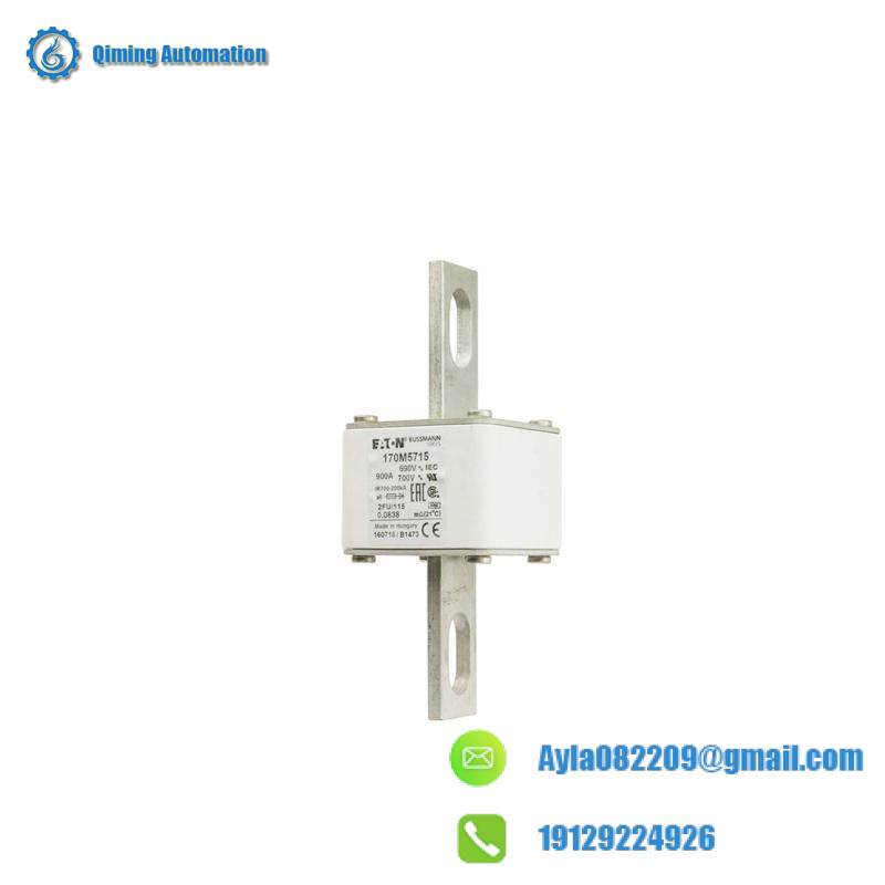 bussmann_170m5715_fuse_square_bolt_mount.jpg Bussmann 170M5715 Fuse - Square Bolt Mount, designed for industrial control systems