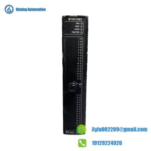 Invensys Triconex DI 3301 Digital Input Module, for Industrial Control Systems