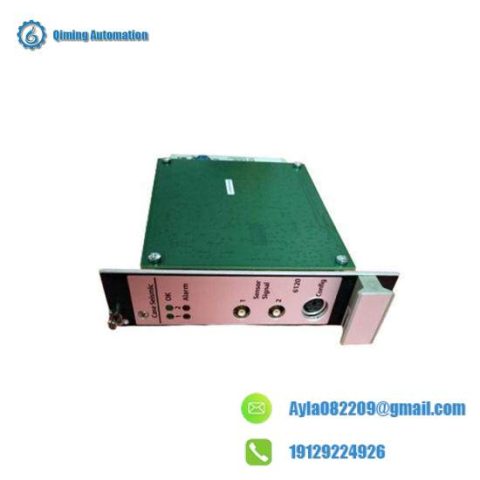 Emerson A6120 Seismic Vibration Monitor - Precision Monitoring for Industrial Control Systems