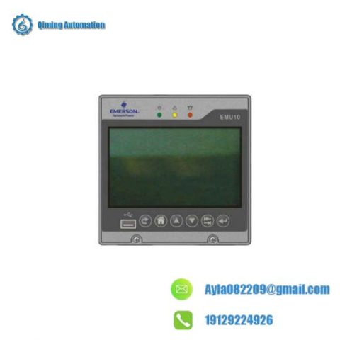 EMERSON EMU10 DC Monitor Module - Advanced Control & Monitoring Solution