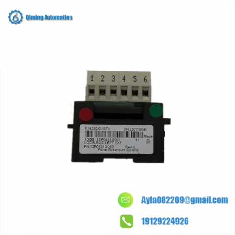 EMERSON KJ4010X1-BF1 - Industrial Control System's LocalBus Left Extender Module