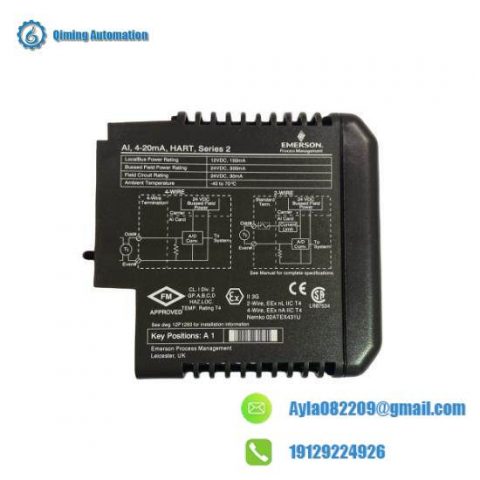 Emerson VE4003S2B2 | DeltaV Analog Input Module, Precision & Efficiency in Control Systems