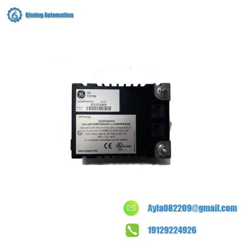 GE IS220PDIOH1A, REV D | Industrial PLC & Turbine Control Solutions