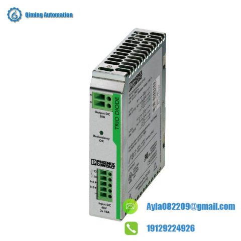 Phoenix Contact TRIO-DIODE/48DC/2X10/1X20 Redundancy Module - Efficient Power Management for Industrial Automation